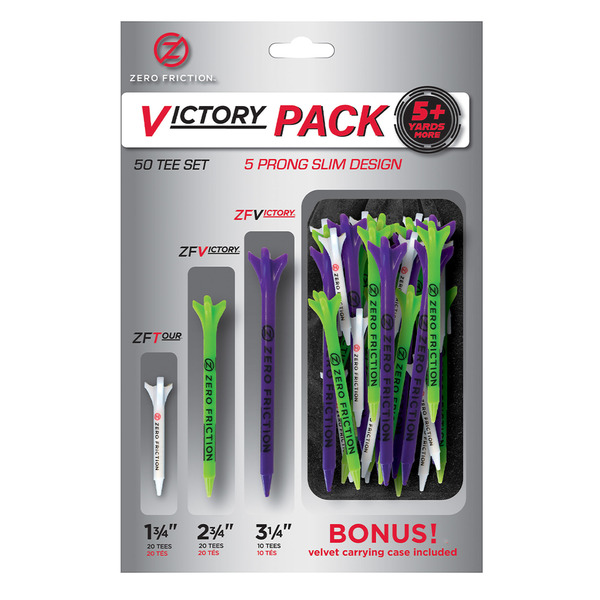 Zero Friction Victory Golf Tee Variety Pack ZU10004